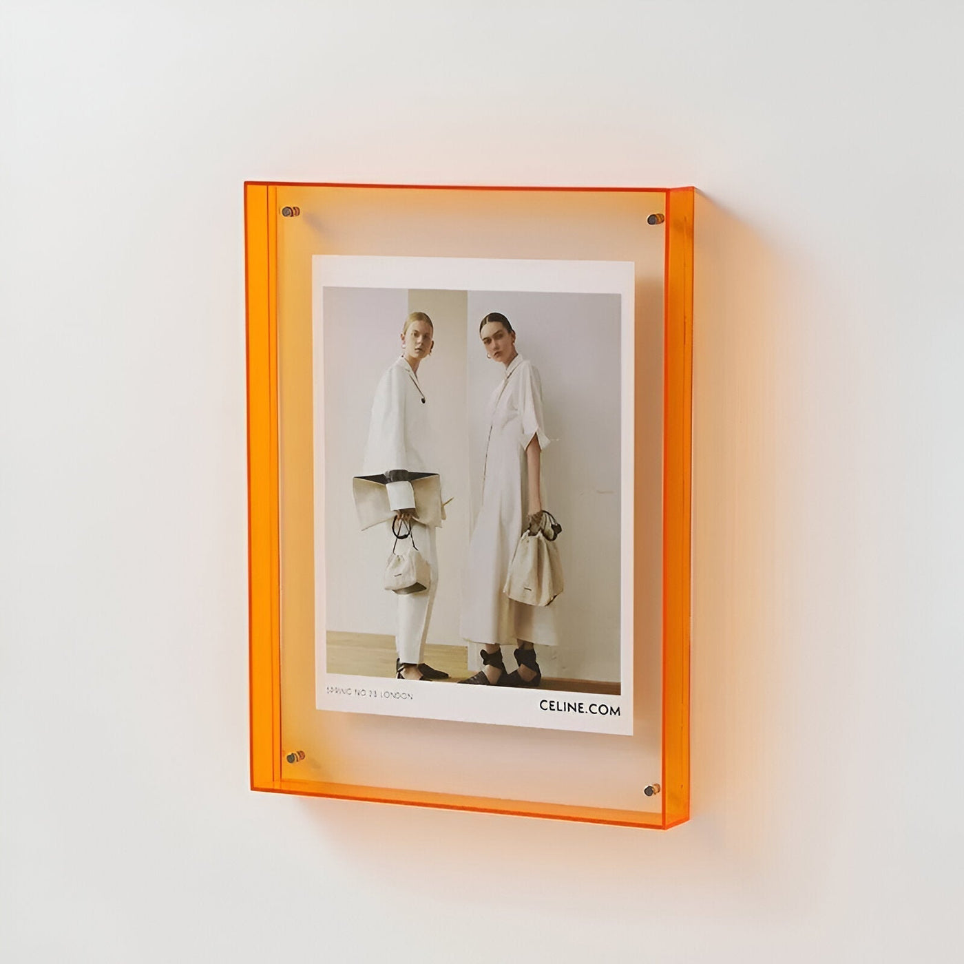 Transparent Acrylic Photo Frame - Modern Minimalist Design for Pictures 4