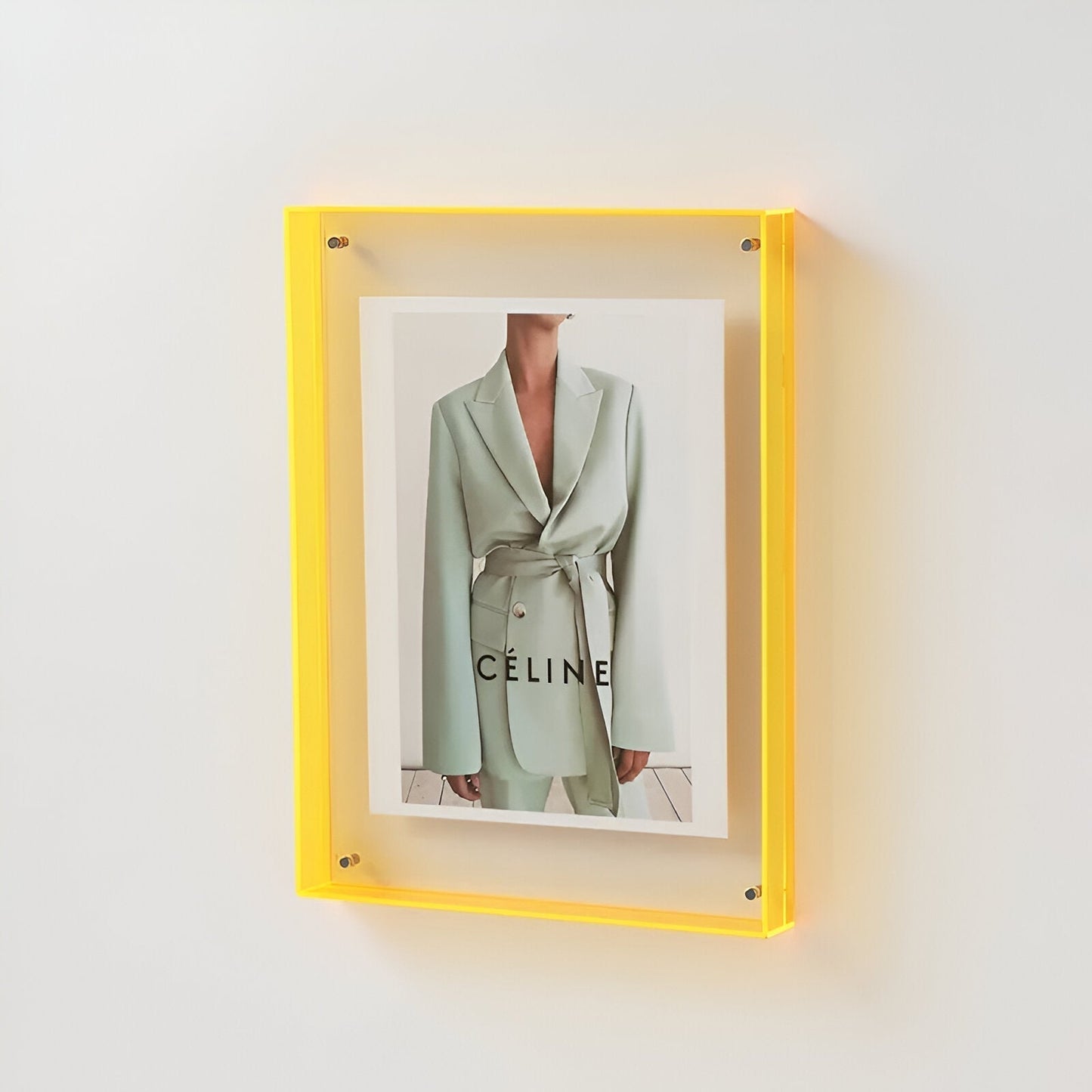 Transparent Acrylic Photo Frame - Modern Minimalist Design for Pictures 6