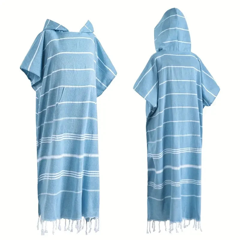 Turkish Surf Changing Poncho - Quick-Dry Towel for Beach & Pool Use 6
