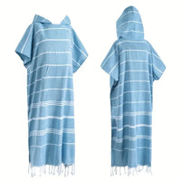 Turkish Surf Changing Poncho - Quick-Dry Towel for Beach & Pool Use 6