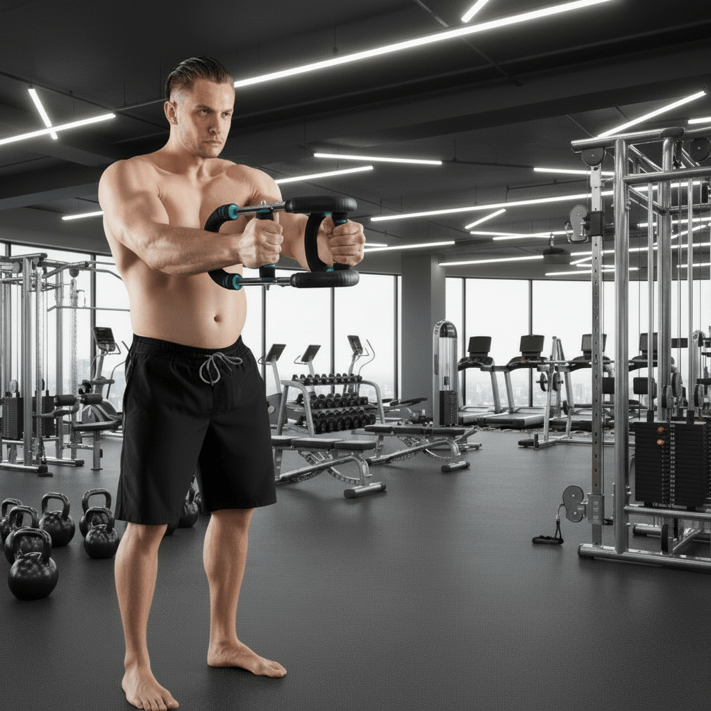 Twisterflex - Adjustable Resistance Training Bar for Forearms, Triceps & Chest 0
