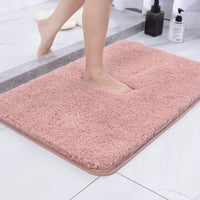Ultra-Soft Microfiber Bath Rug - Non-Slip Comfort Mat for Bathrooms 2