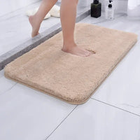 Ultra-Soft Microfiber Bath Rug - Non-Slip Comfort Mat for Bathrooms 6