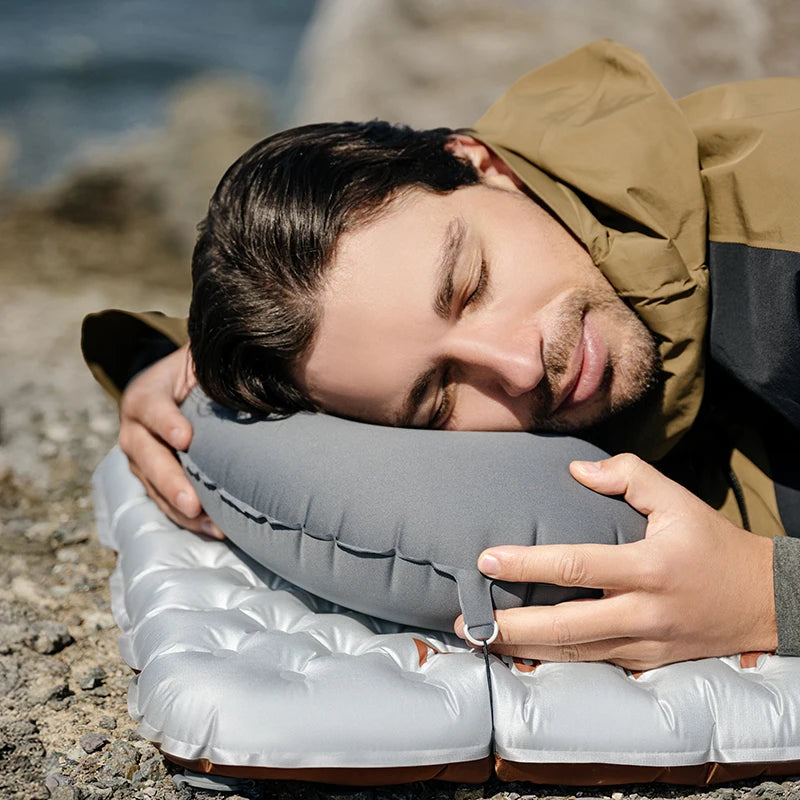 Ultralight Inflatable Lumbar Support Pillow - Compact Back Support Cushion for Travel 2