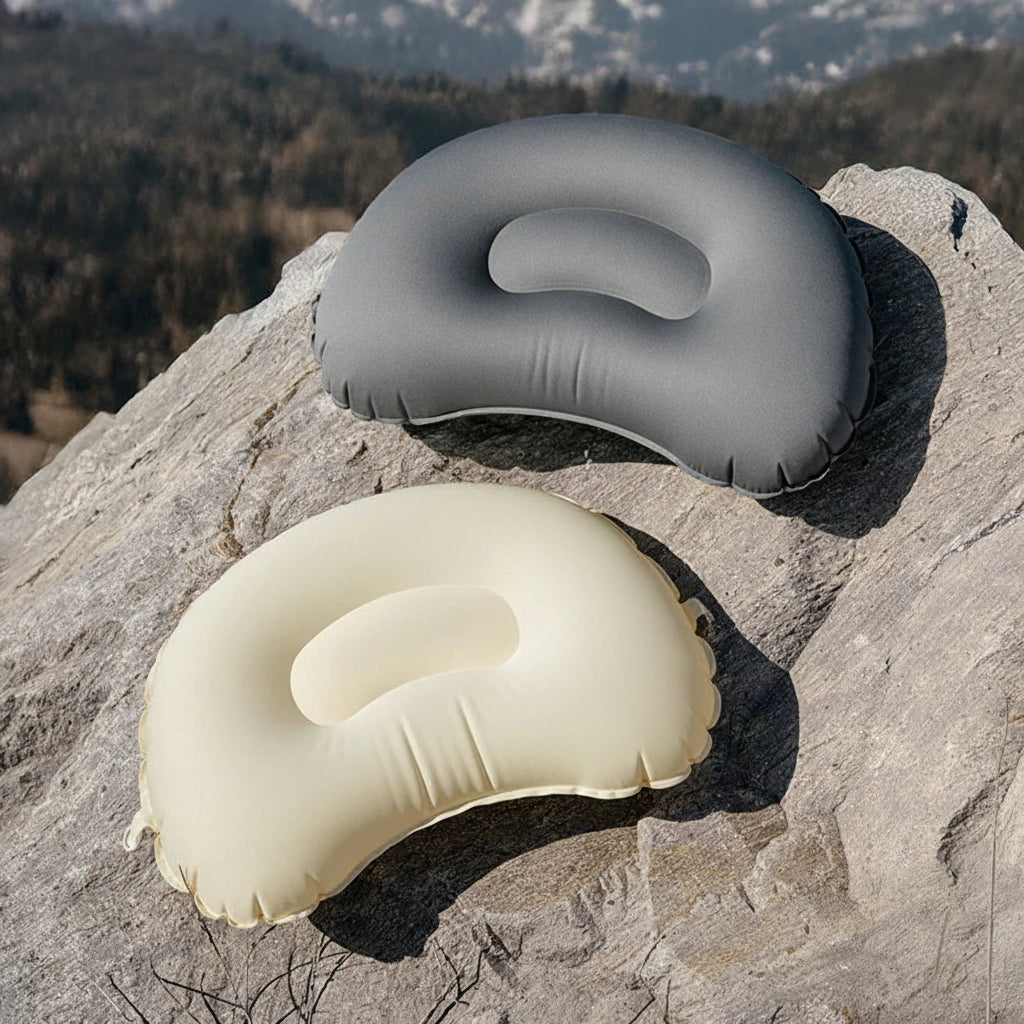 Ultralight Inflatable Lumbar Support Pillow - Compact Back Support Cushion for Travel 3