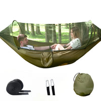 Ultralight Portable Camping Hammock with Mosquito Net - Ideal for Backpacking & Travel 6
