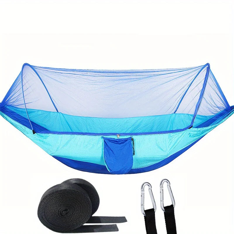 Ultralight Portable Camping Hammock with Mosquito Net - Ideal for Backpacking & Travel 7