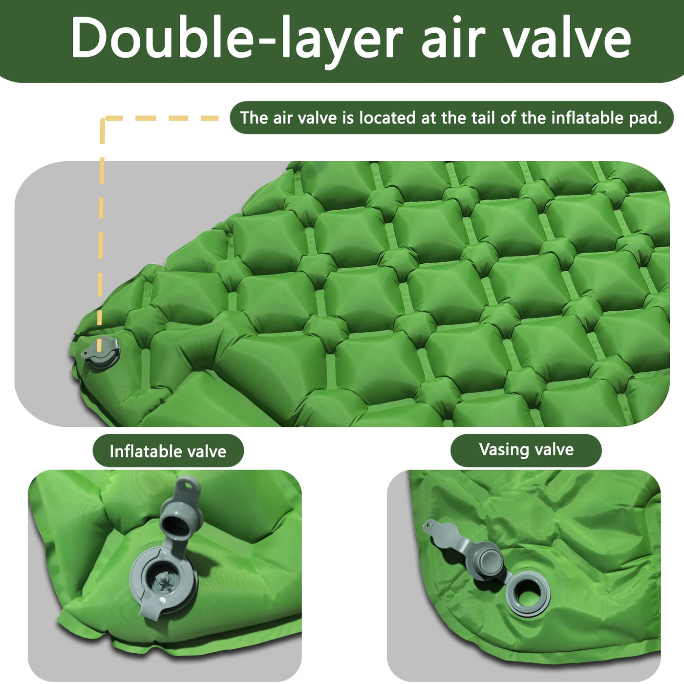 Ultralight Self Inflating Camping Sleeping Pad with Built-in Pump & Eco-friendly Design 3