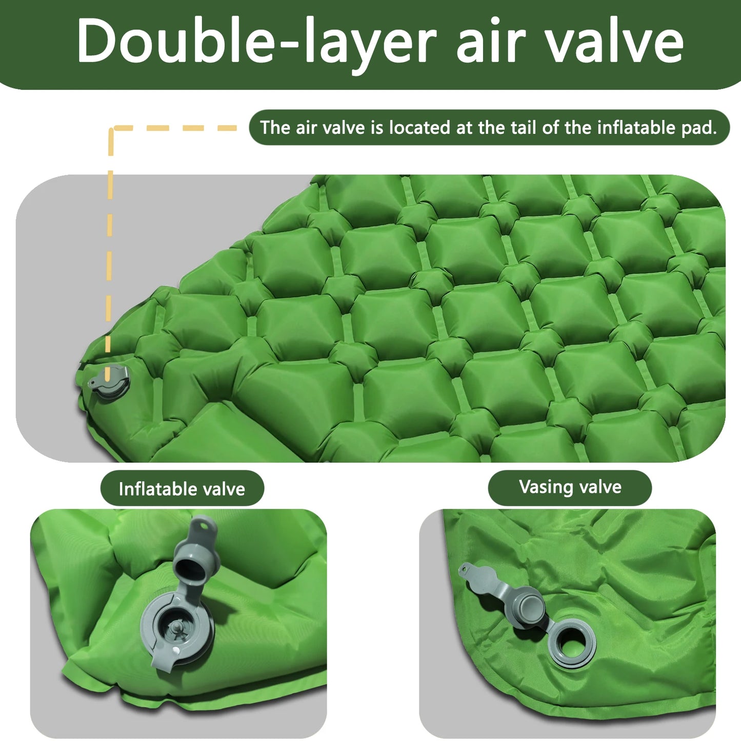 Ultralight Self Inflating Camping Sleeping Pad with Built-in Pump & Eco-friendly Design 3