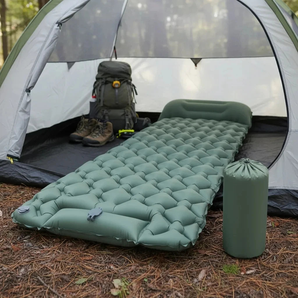 Ultralight Self Inflating Camping Sleeping Pad with Built-in Pump & Eco-friendly Design 5