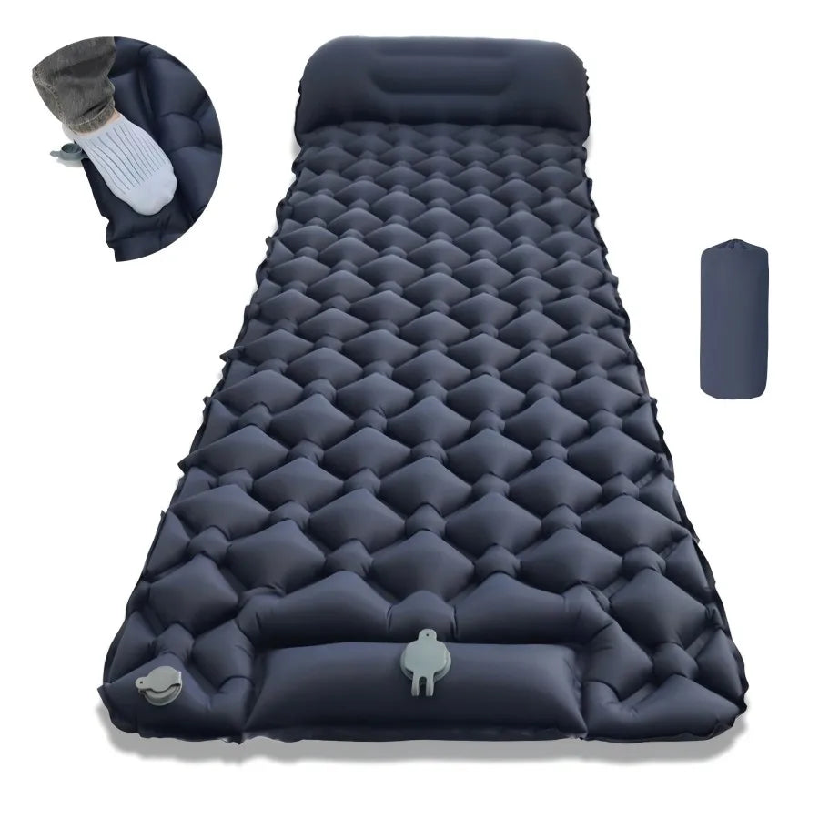 Ultralight Self Inflating Camping Sleeping Pad with Built-in Pump & Eco-friendly Design 8