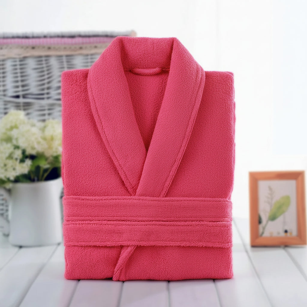 Unisex Soft Cotton Bathrobe - Comfortable Toweling Terry Dressing Gown 10