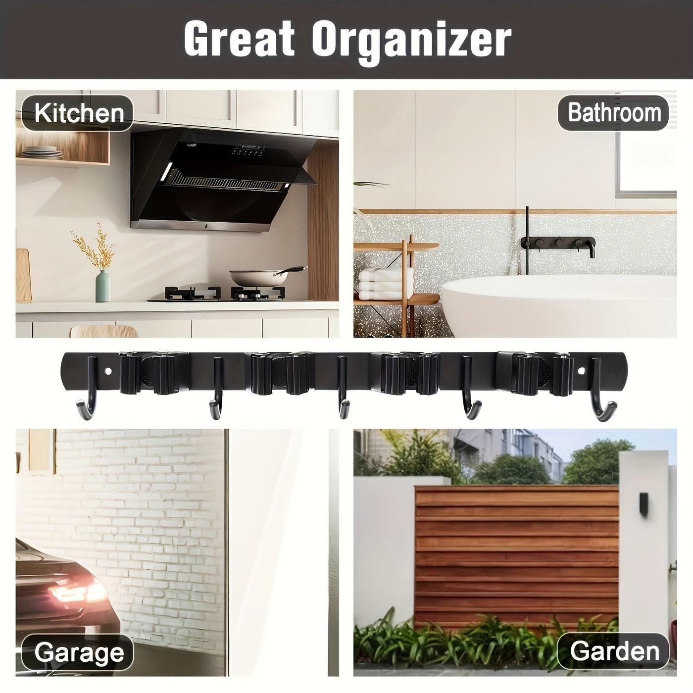 UtilityPro - Space-Saving Rust-Resistant Wall Organizer Shelf 7