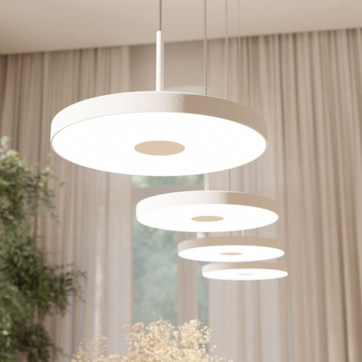 PENDIQORA – Lampada a sospensione smart per un’illuminazione raffinata della sala da pranzo