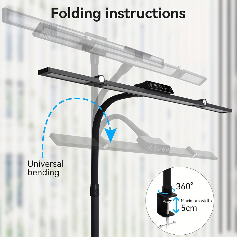 VIVILITE - 18W LED Work Lamp with Adjustable Goose Neck for Wide Area Illumination 5