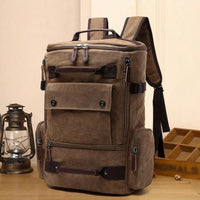 VintageCanvas - Spacious Travel Backpack with Laptop Compartment for Daily Use 2