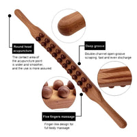 WOOLEASE – Gua Sha Massage Stick made of Natural Wood 4