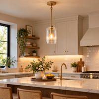 AURECLIXA – Transparent Pendant Light for Gentle Room Illumination