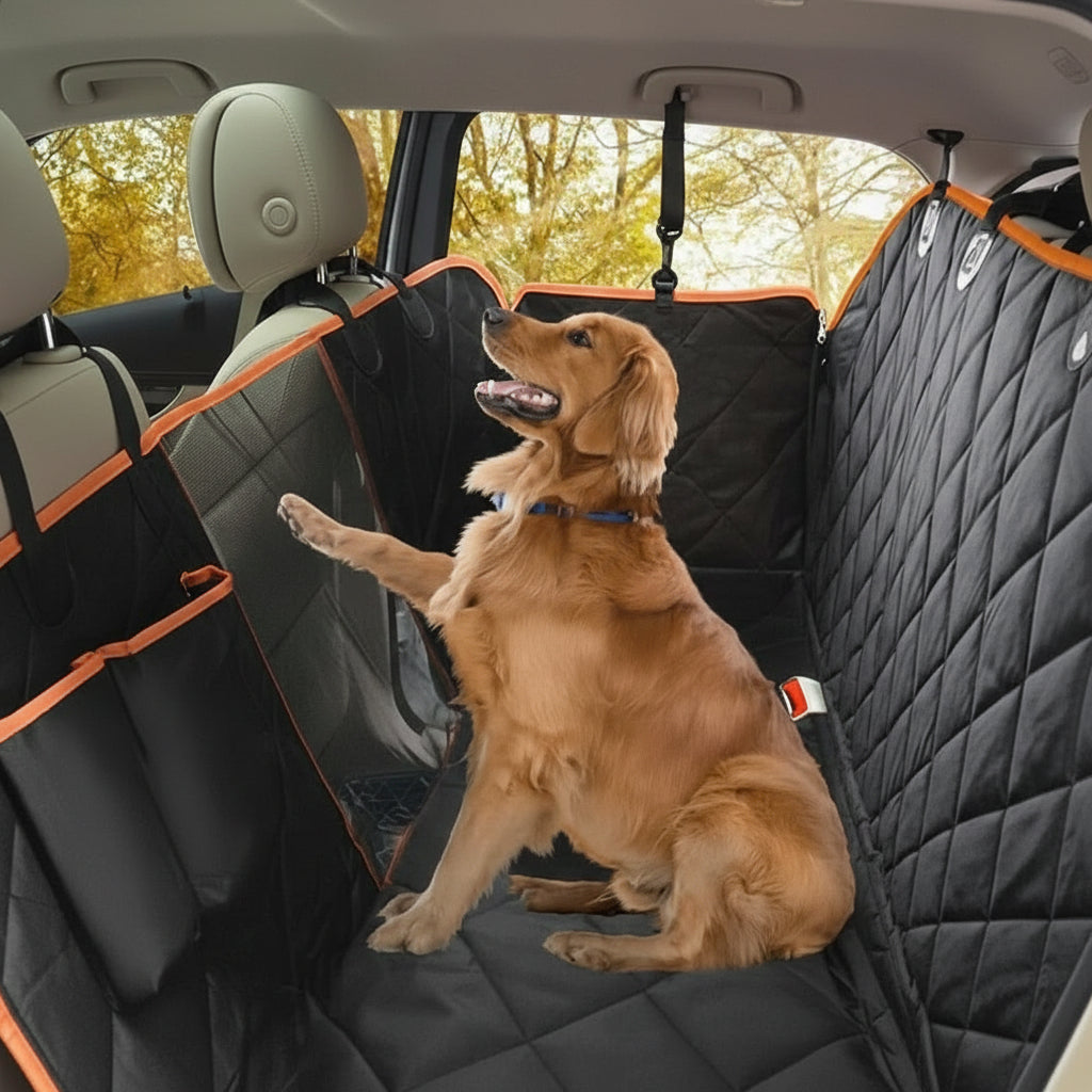 Waterproof Dog Car Seat Cover - Durable Back Seat Protector for Dogs 2