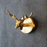 WildHang - Decorative Brass Animal Head Coat Hooks for Wall Organization 7