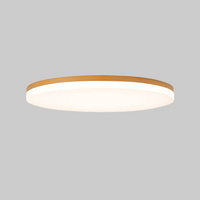 ZenAura - Modern LED Ceiling Lamp with Natural Wood and Metal Design 1