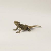 ZenWoven - Unique Brass Lizard Figurine Decorative Accent for Home & Desk 1