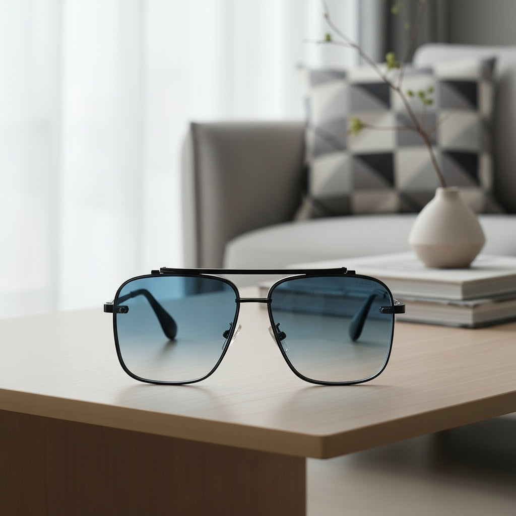 Zoltan Shades - Stylish Gradient Lens Sunglasses with Durable Metal Frame 0