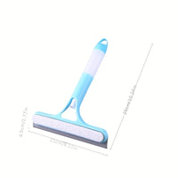 GLASSMATE – 3-in-1 Window & Mirror Scraper with Removable Microfiber Cloth