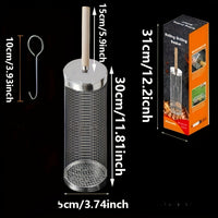 ROLLGRILL – Stainless Steel Rolling Grill Basket
