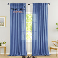 LINVIA – Flax Linen Sheer Curtains for Soft Light Filtering and Privacy Drapery