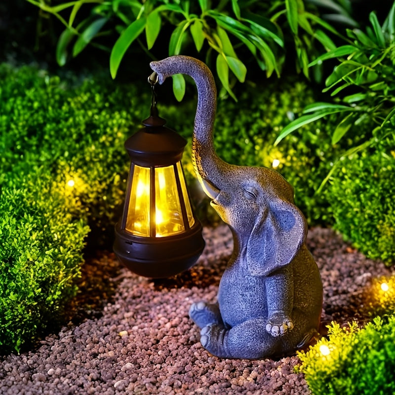 ELEGLOW – Solar Elephant Lantern Garden Light