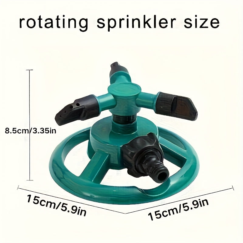SPRINKLIVA – 360° Rotating Garden Sprinkler for Lawn Irrigation