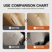 EDGELIVA – White Leather Edge Filler Repair Cream with Brush