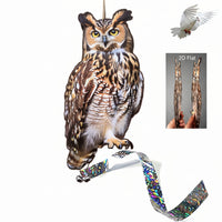 NATURELIVA – Decorative Owl Bird Deterrent for Outdoor Spaces