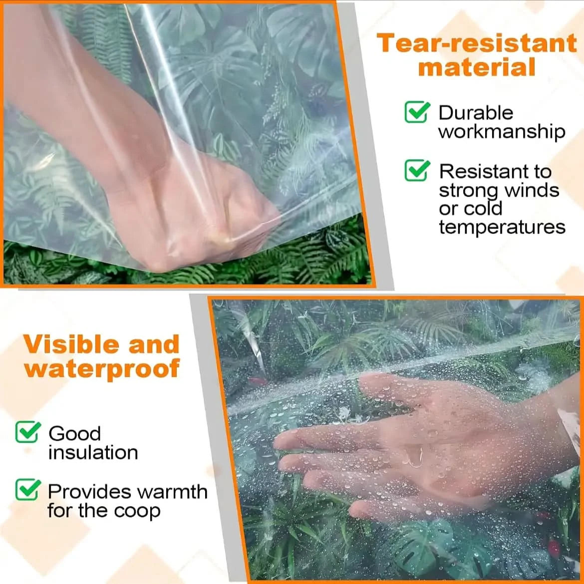 CLEARVANTA – Transparente wasserdichte Abdeckung zum täglichen Schutz