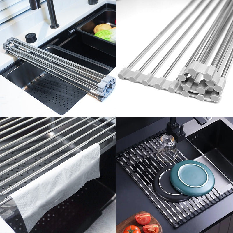 ROLLSINK – Stendibiancheria in acciaio inox arrotolabile