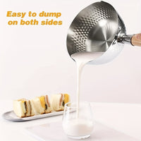 TOKYOVAULT – Elegant Stainless Steel Skillet for Versatile Cooking