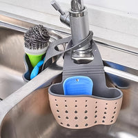 SINKORGANIX – Adjustable Sink Storage Tray with Sponges Set