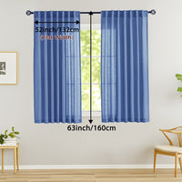 LINVIA – Flax Linen Sheer Curtains for Soft Light Filtering and Privacy Drapery