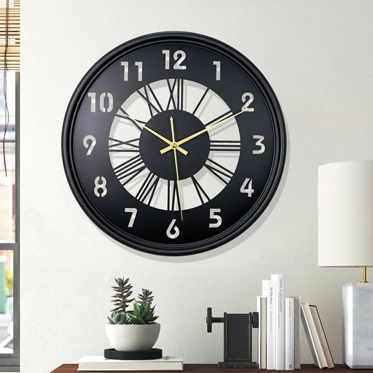 Ironvale Silent Round Iron Wall Clock