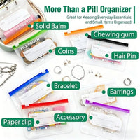 MEDVOY – Travel Pill Organizer Bag Set for Easy On-the-Go Organization