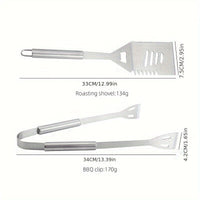 GRILLMASTER – Stainless Steel BBQ Tool Set with Carry Case