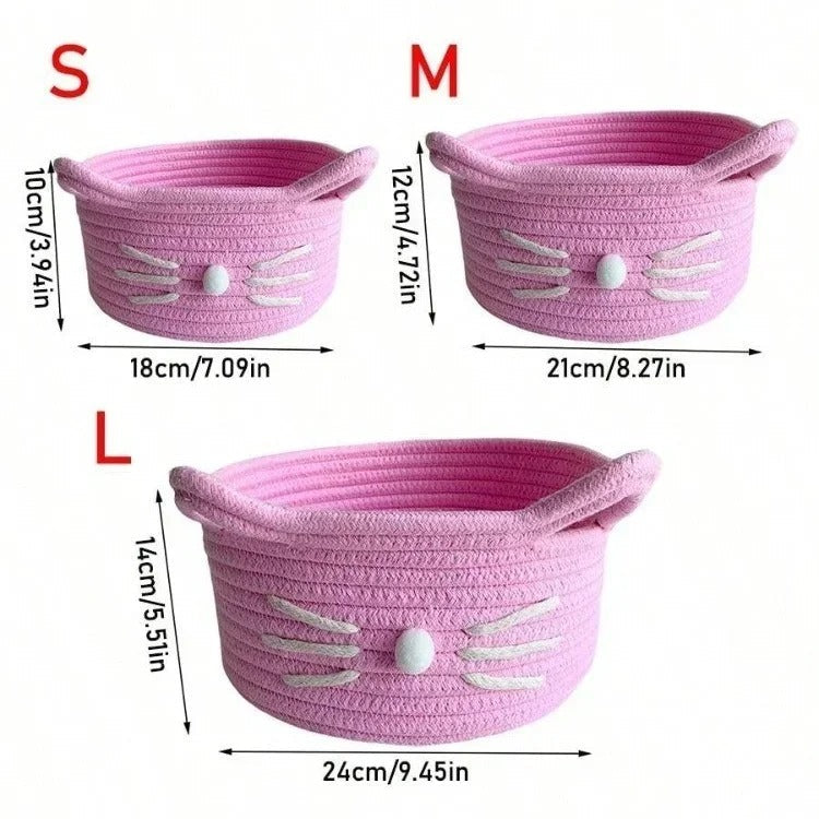 KITTYNEST – Cute Storage Basket Organizer
