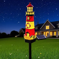 LIGHTHAVEN – Solar Outdoor Lighthouse Decorative Garden Lamp