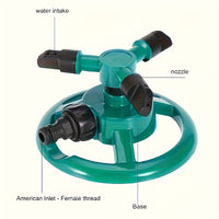SPRINKLIVA – 360° Rotating Garden Sprinkler for Lawn Irrigation