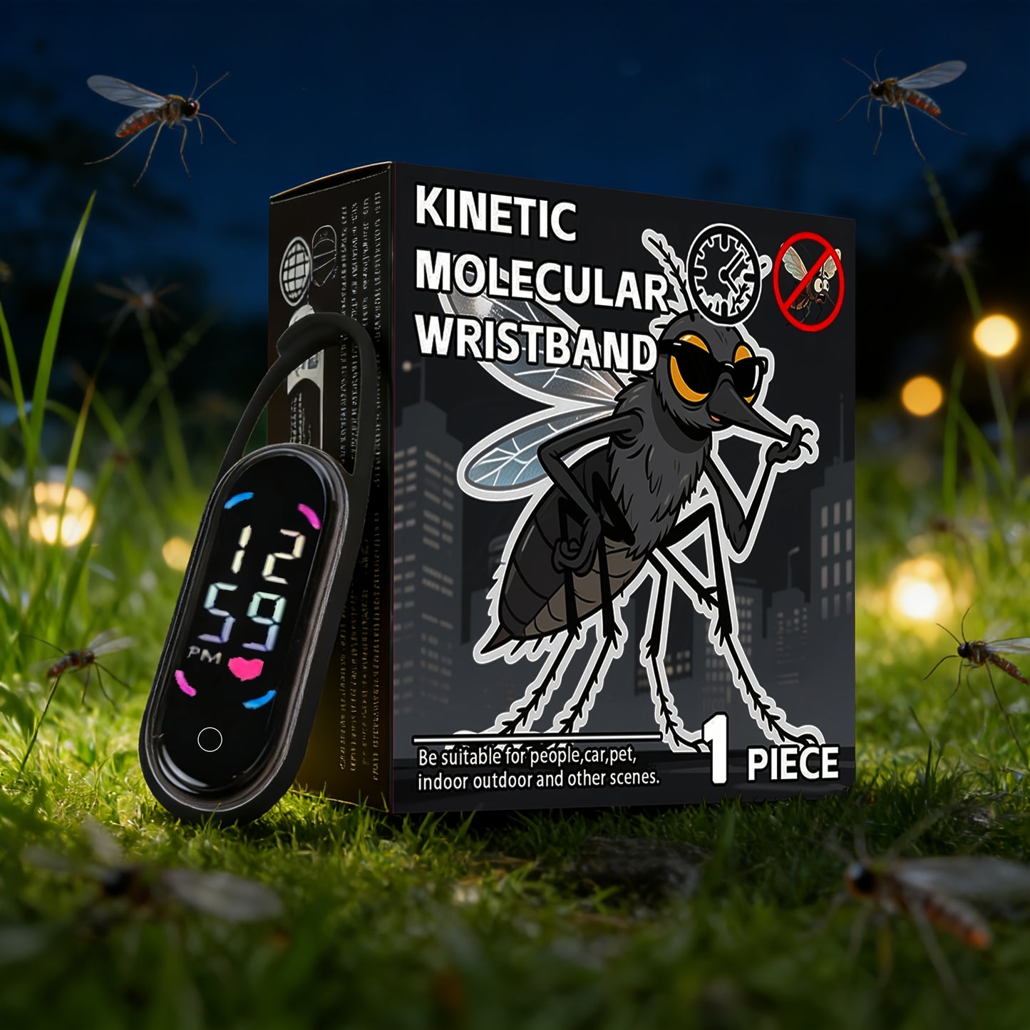 REPELLIVA – Lightweight Mosquito Repellent Watch with Durable Design