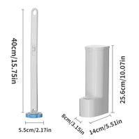 CLEANOVA – Disposable Toilet Brush Set with Replaceable Heads