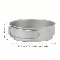 HIKENEST – Rustproof Stainless Steel Cookware for Hiking & Picnics