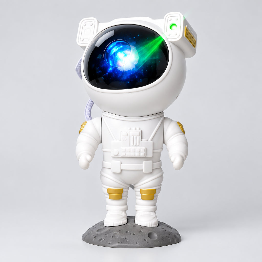 STELLAPILOT – Astronautprojektorlampe med stjernehimmel til magisk glød i rummet