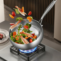 STIRLIVA – Hammered Deep Skillet for Induction & Gas Stoves